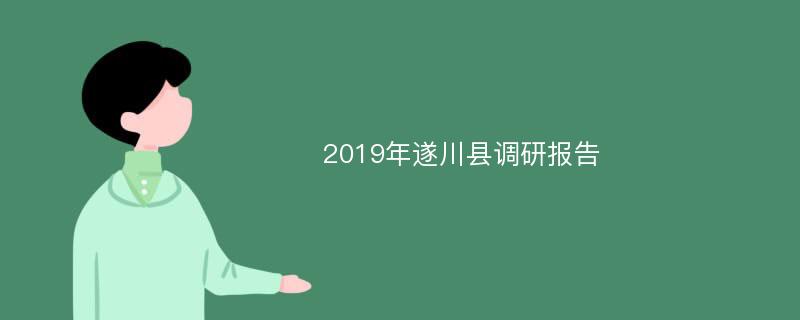 2019年遂川县调研报告